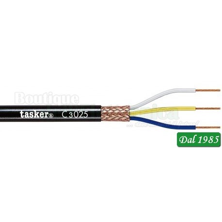 CAVO SCHERMATO C3025 3X0,25mm² 23 AWG TASKER