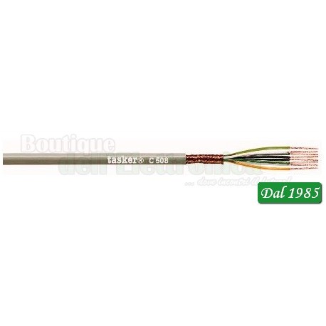 CAVO SCHERMATO C508 8X0,12mm² 26 AWG TASKER