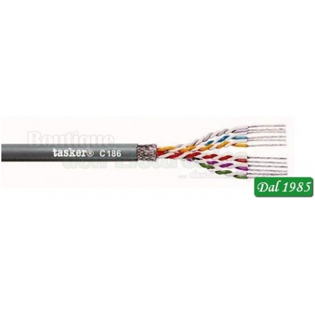 CAVO SCHERMATO TWISTED C186 6X2X0,22mm² TASKER