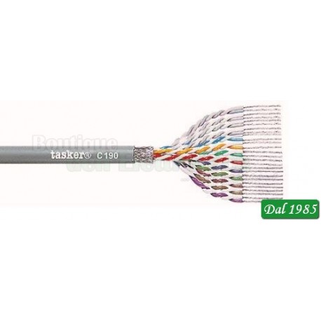 CAVO SCHERMATO TWISTED C190 13X2X0,22mm² TASKER