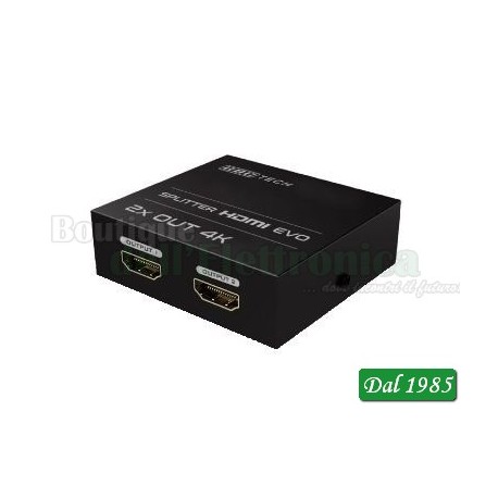 MINI SPLITTER HDMI 2 USCITE 3D 4K X 2K