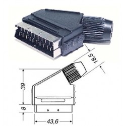 SPINA SCART 21 POLI CONT.INSERITI