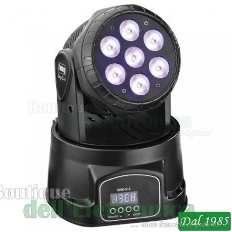 LED MOVE WASHER 7X10W DMX