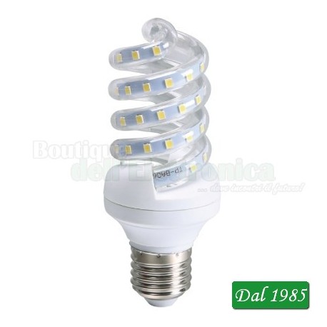 LAMPADINA LED SPIRAL E27 11W LUCE NATURALE