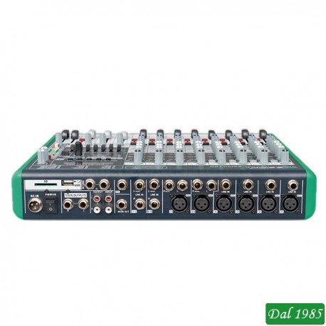 MIXER PROFESSIONALE 12 CANALI CON MULTIEFFETTO DSPZZMX12R