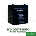 BATTERIA AL PIOMBO RICARICABILE ERMETICA 12V 5Ah ALCA POWER