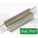CONNETTORE FEMMINA 25 POLI A SALDARE