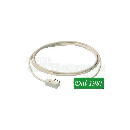 PROLUNGA ELETTRICA VIMAR LUNGHEZZA 3 METRI SPINA PIATTA-PRESA 10 AMPER COLORE BIANCO