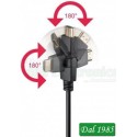 CAVO HIGHT SPEED HDMI™ CON Ethernet, DORATOSPINA HDMI™ (tipo A) > SPINAHDMI™ (tipo A); GIREVOLE 360°