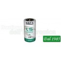 SAFT LITIO LS26500 CNA C 3,6 VOLT 7,7 AH CON REOFORI