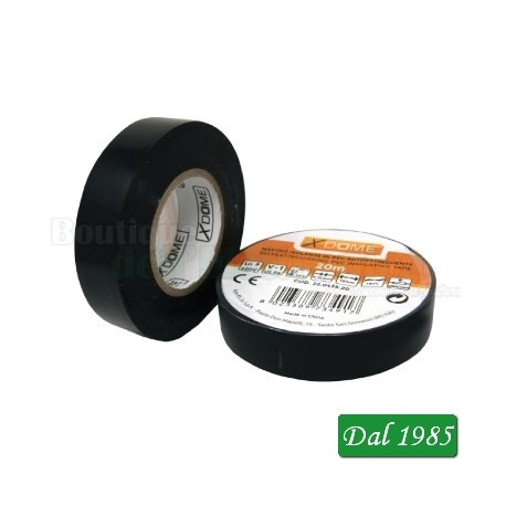 NASTRO ISOLANTE IN PVC 18MM X 20 METRI COLORE NERO