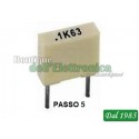 CONDENSATORE POLIESTERE 100Vcc PASSO 22,5 - 1.500pf - 0,0015mf - 1n5