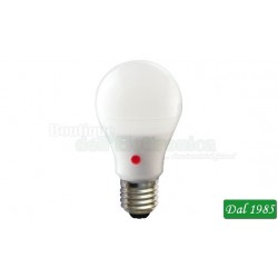 LAMPADINA LED GOCCIA E27 12W CON SENSORE CREPUSCOLARE LUCE FREDDA