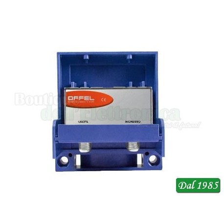 AMPLIFICATORE V+U 21/60 25 DB 2 OUT 12 VOLT PER LOGARITMICA
