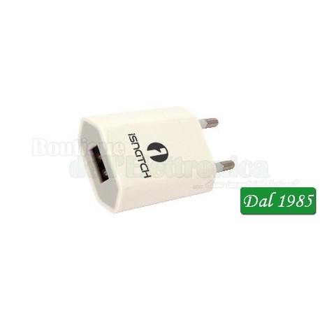 ALIMENTATORE USB 2,1A PER IPHONE E IPAD