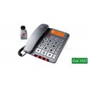 TELEFONO A FILO CON TELECOMANDO SOS SAIET