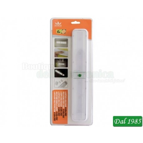 LAMPADA SOTTOPENSILE 6 LED CREE INTERRUTTORE A SFIORO 4AACod. RX6021