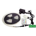 KIT STRISCIA WATERPROOF 5METRI 150 LED SMD 5050 IP68 RGB + ALIMENTATORE E CONTROLLER