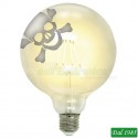 LAMPADINA TATTOO LED THE SKULL 125 E27 4W LUCE CALDA