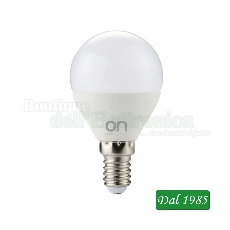 LAMPADINA LED MINI GOCCIA E14 6W LUCE NATURALE