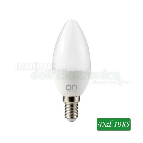 LAMPADINA LED OLIVA E14 6W LUCE NATURALE