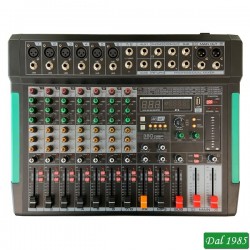 MIXER PROFESSIONALE 8 CANALI CON MULTIEFFETTO DSP E BLUETHOOTZZMX8RBT