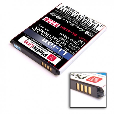 BATTERIA PER LG L 50 3,7 VOLT 2450 MAH A LITIO