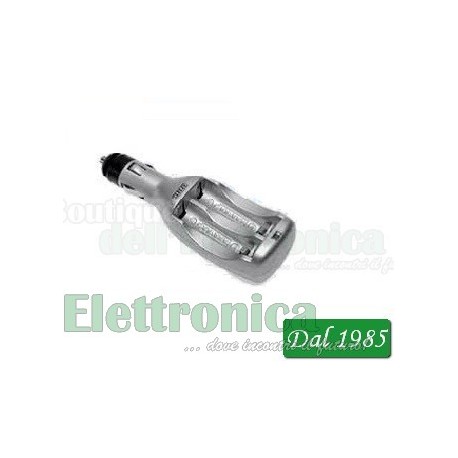 CARICA BATTERIE PER AUTO 2 PEZZI AAA-AA