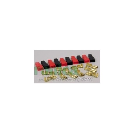 KIT 20 FASTON FEMMINA CON COPRIFASTON PASSO 6,3MM GRANDI