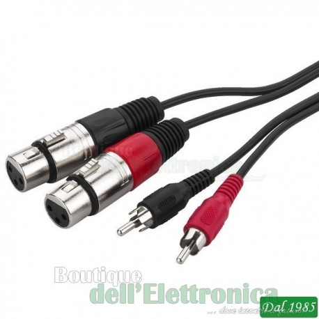 CAVO ADATTATORE AUDIO XLR J 3,5