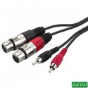 CAVO ADATTATORE AUDIO XLR J 3,5