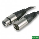CAVO PER MICROFONO CANON MASCHIO CANON FEMMINA LUNGHEZZA 1 METRO