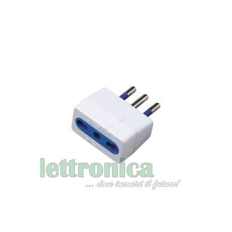 ADATTATORE SPINA 10A PRESA 10/16A