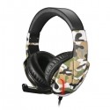 CUFFIA GAMING CAMOUFLAGE MIMETIC
