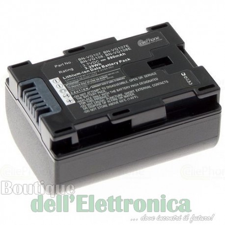 BATTERIA JVC BN-VG107 3,6V/ 890mAh