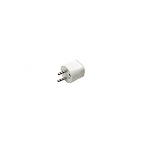 SPINA RETE SCHUKO 16 AMPER 250 VOLT A 90° COLORE BIANCO