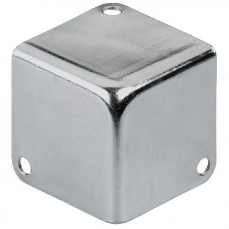 ANGOLARE IN METALLO COLOR ARGENTO 41 X 41 X 41 MM