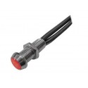 SEGNALATORE LUMINOSO A LED 24V ROSSO