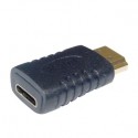 ADATTATORE HDMI HIGH SPEED CON ETHERNET 4K SPINA / MINI C PRESA