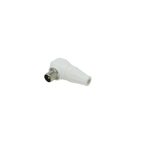 SPINA COASSIALE TV Ø 9,5MM SCHERMATA 90° Made in Italy SPINA COASSIALE TV Ø 9,5MM SCHERMATA 90° Made in Italy
