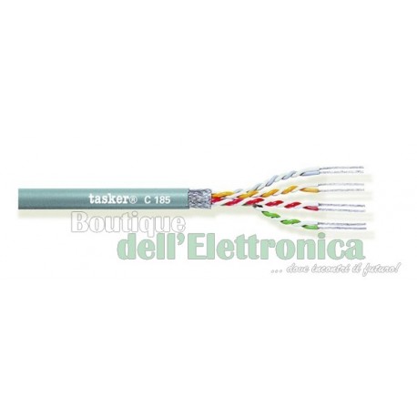 CAVO SCHERMATO TWISTATO TASKER C194 A COPPIE 3X2X0,22 MM²