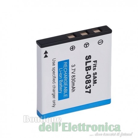 BATTERIA SAMSUNG SLB-0837 LION 3.7V/ 800 mAh 3,0Wh