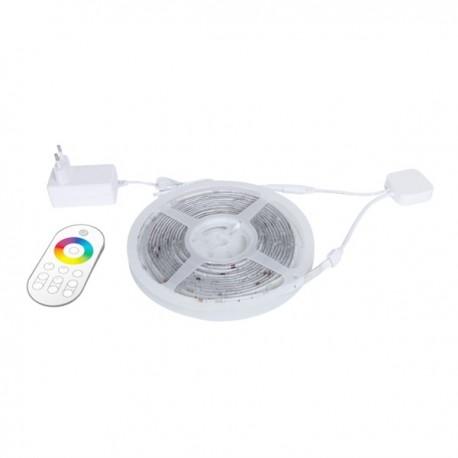 KIT STRISCIA SMART WIFI 2M 120 LED SMD 5050 + 2835 RGB + BIANCO ALIMENTATORE 12V/1A, CONTROLLER E TLC