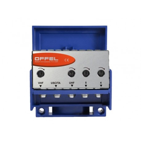 CENTRALINO PER ESTERNO INGRESSO VHF 21/34 36/60 21/60 12 VOLT