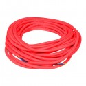 CAVO TESSILE FLESSIBILE COLORE ROSSO 2x0.75 METRI 10