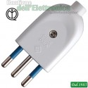 SPINA RETE 10A -250V BIANCO