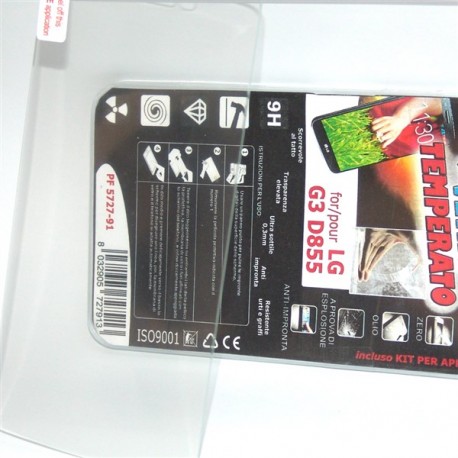 PELLICOLA IN VETRO TEMPERATO 9H PER LG ELECTRONICS G3 5.0 D855