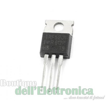 MOSFET IRF520 N-Channel 100V 7A amp