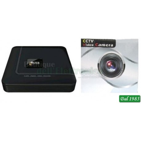 NVR DIGITAL VIDEO RECORDER SYSTEM H264 SISTEMA PAL 12 VOLT