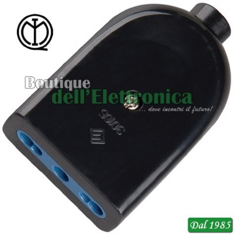PRESA RETE 10-16A -250V NERO
